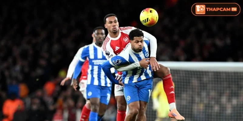Brighton & Hove Albion dù có lợi thế sân nhà song khó thắng trước Pháo Thủ