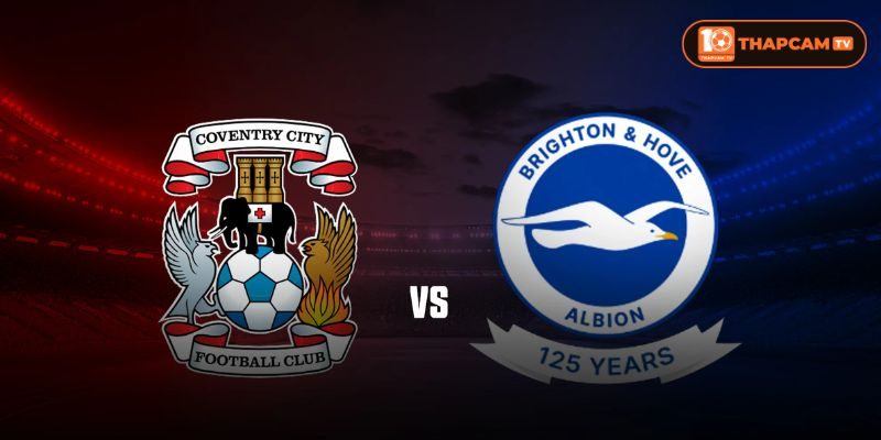 Lịch sử đối đầu Coventry City vs Brighton & Hove Albion cho thấy đội khách vẫn đang chiếm ưu thế. 