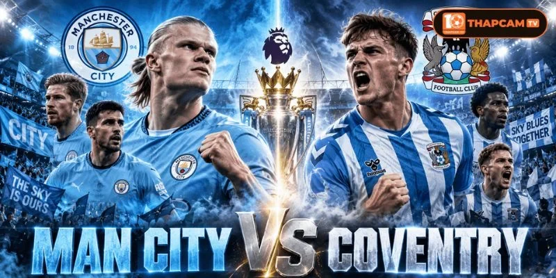 Lịch sử đối đầu Manchester City vs Coventry City cho thấy Man Xanh luôn nằm ở cửa trên.